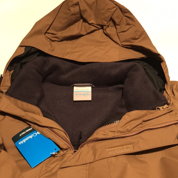 NWT COLUMBIA TUNNEL FALLS Interchange jacket men’s M layers coat - Picture 12 of 13